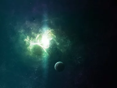 бесконечность, nebula, stars, light, space