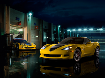 championship edition, отражение, gt1, фонари, corvette, поддок, корвет, шевроле, z06