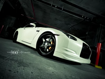 nissan, gt-r, 360, белый