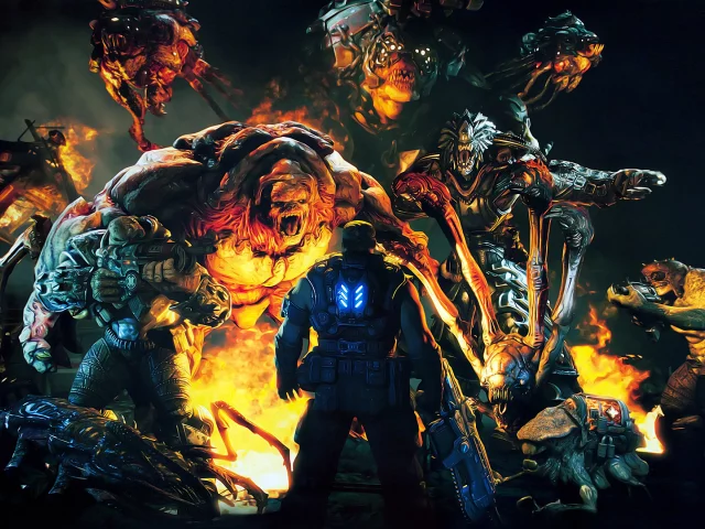 gears of war 3, epic games, xbox 360, за секунду до