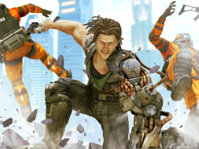 разрушения, bionic commando, схватка