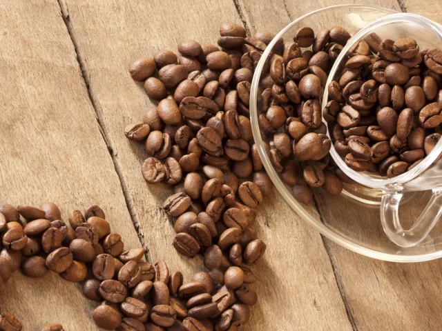 beans, зерна, кофе, cup, coffee, макро, чашка, macro
