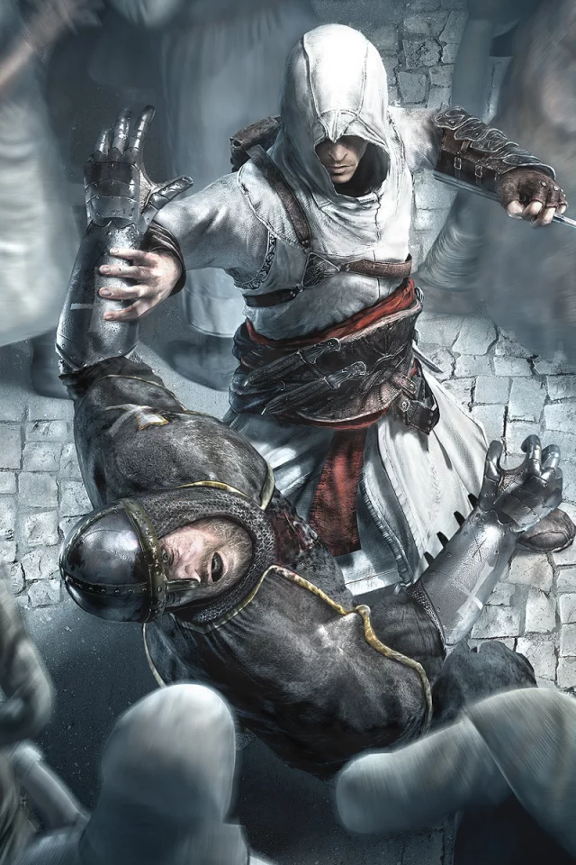 creed, альтаир, убийство, кинжал, game, assasins, wallpaper