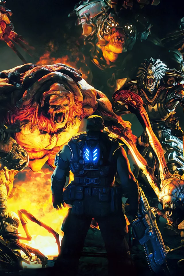gears of war 3, epic games, xbox 360, за секунду до