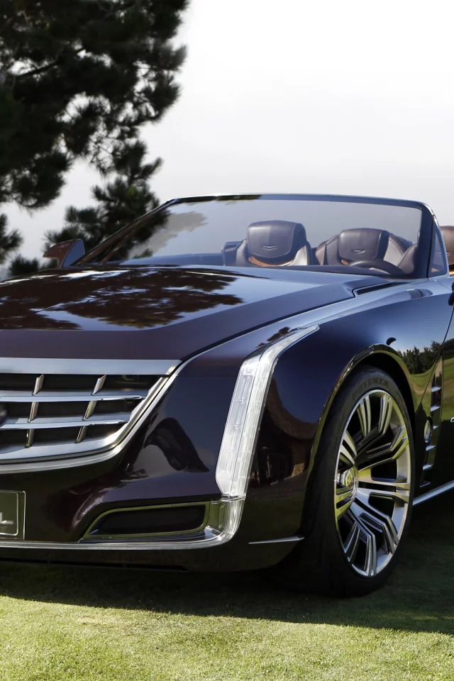 cadillac, кабриолет, крутой, concept, эффектный, передок, чёрный, сиэл, концепт, кадилак, ciel