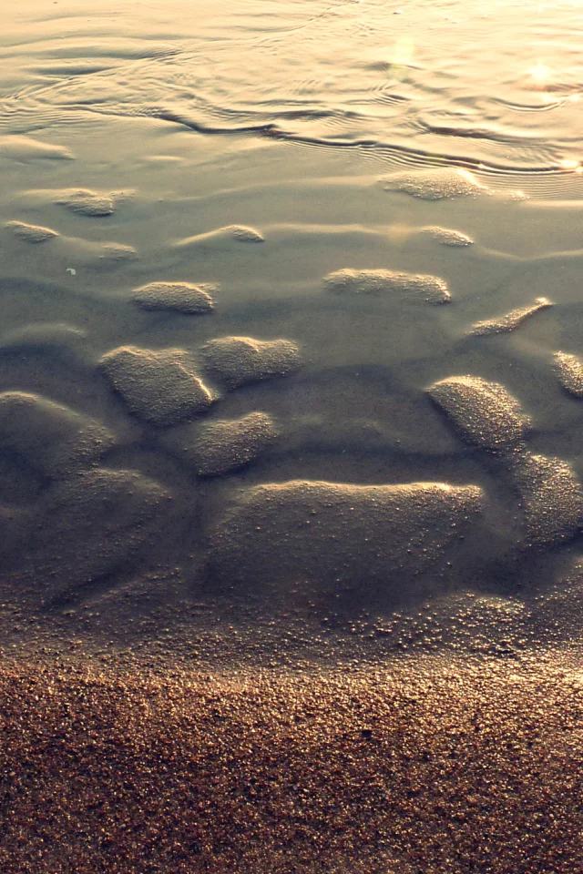 блики, берег, вода, море, лето, пляж, песок