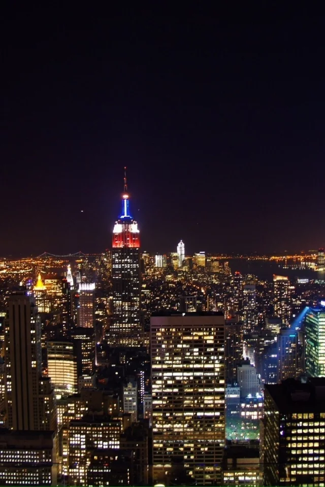nyc, ночь, нью-йорк, new york, night