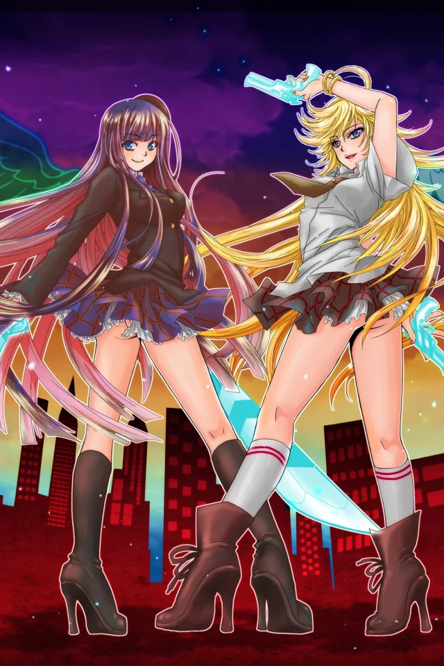 стокинг, панти, panty & stocking with garterbelt