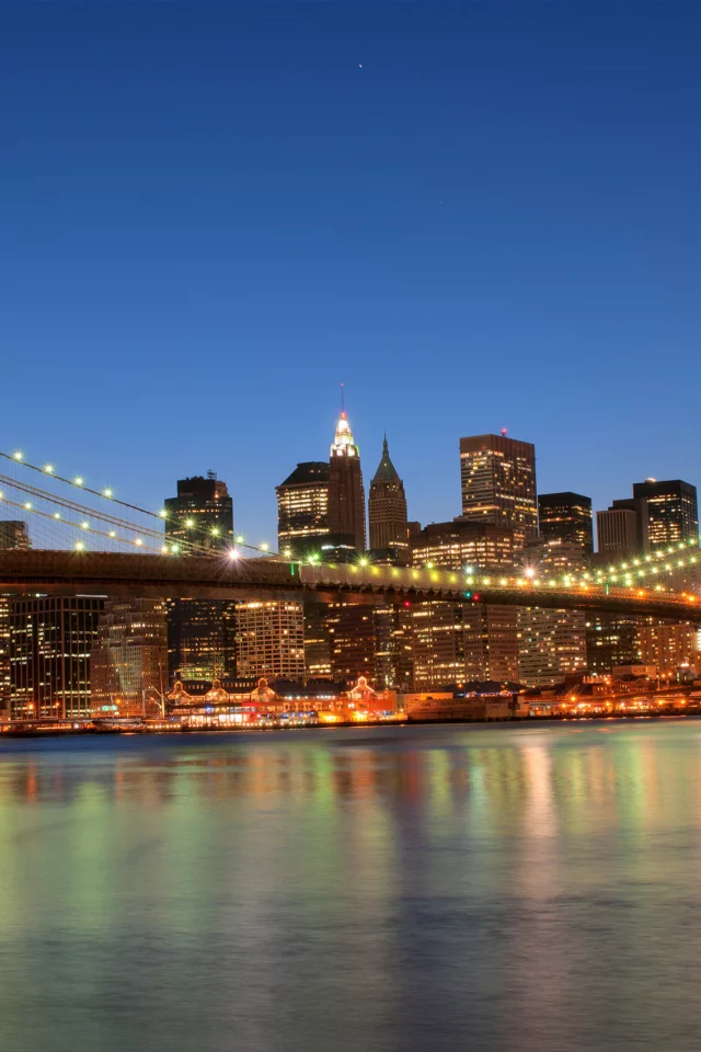 сша, нью-йорк, бруклинский мост, brooklyn bridge