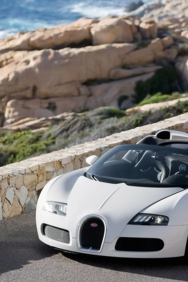 горы, дорога, bugatti_veyron_cabrio