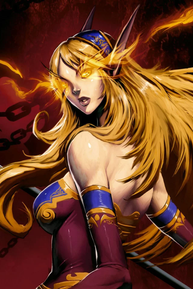 blood elf, trading card game, кровавая эльфийка, world of warcraft