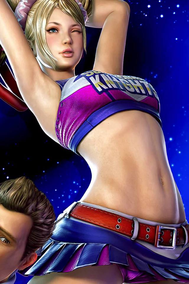 бензопила, lollipop chainsaw, cheerleader, чирлидерша