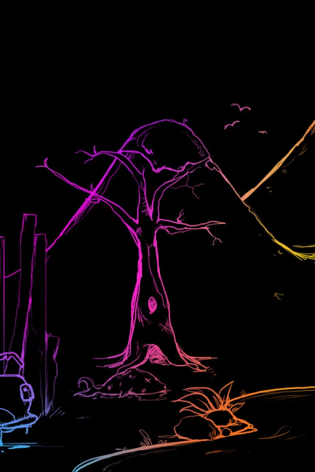 фигура, colours, рисунок, абстракция, цвета, темный фон, силуэт, зарисовка
