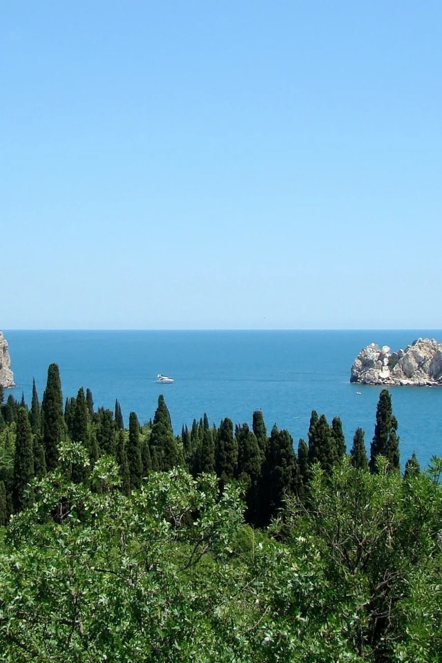 адалары, море, природа, гурзуф, скалы