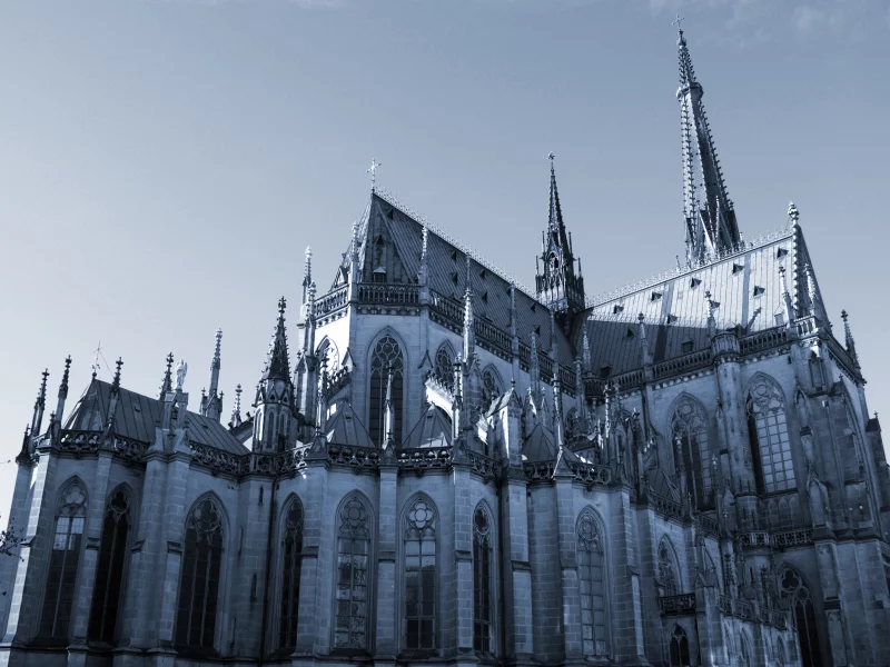 архитектура, gothic, башни, собор, окна, готический, витражи, cathedral