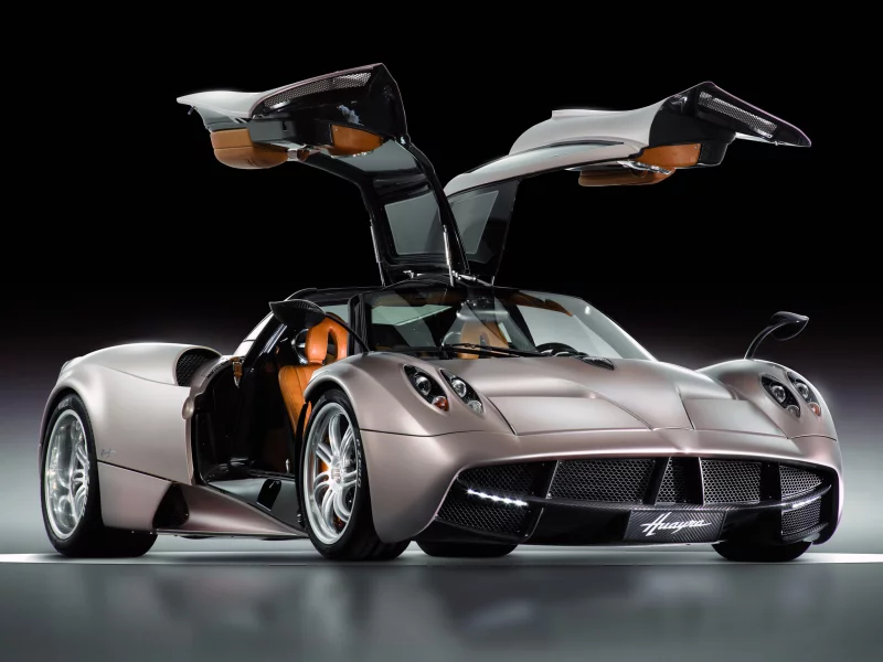 крыло чайки, pagani, huayra, гиперкар, двери