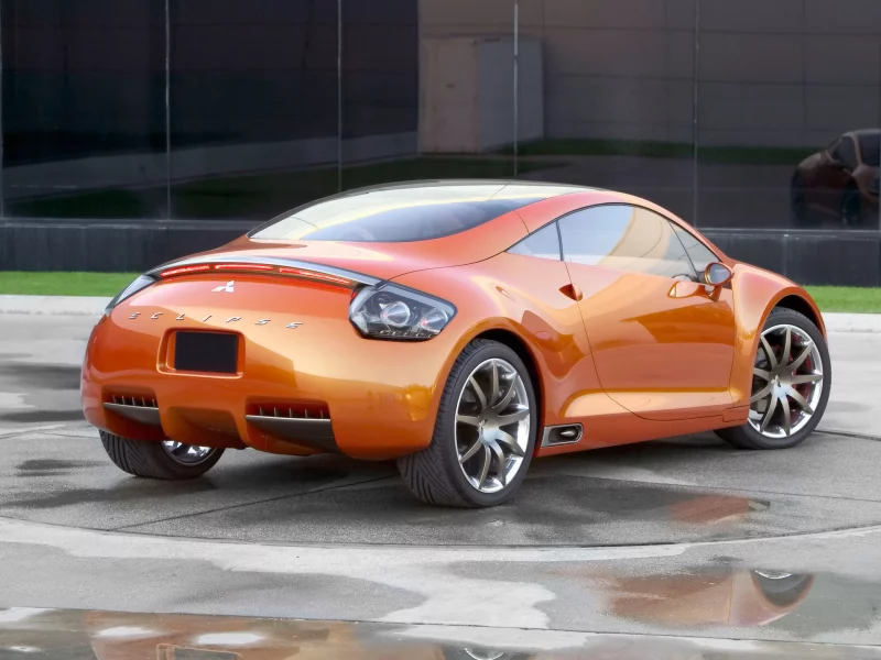mitsubishi eclipse, mitsubishi, concept, машины, гонки