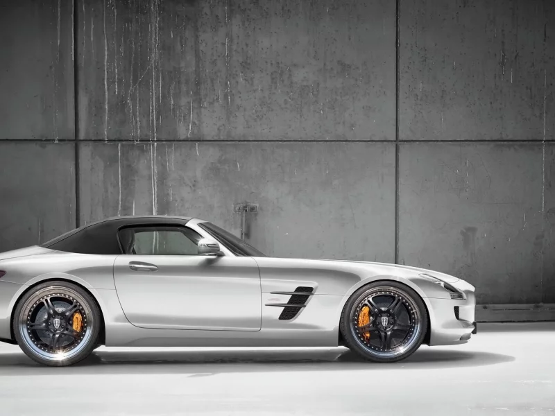 sls, mercedes-benz, мерс, тачка, родстер, тюнинг