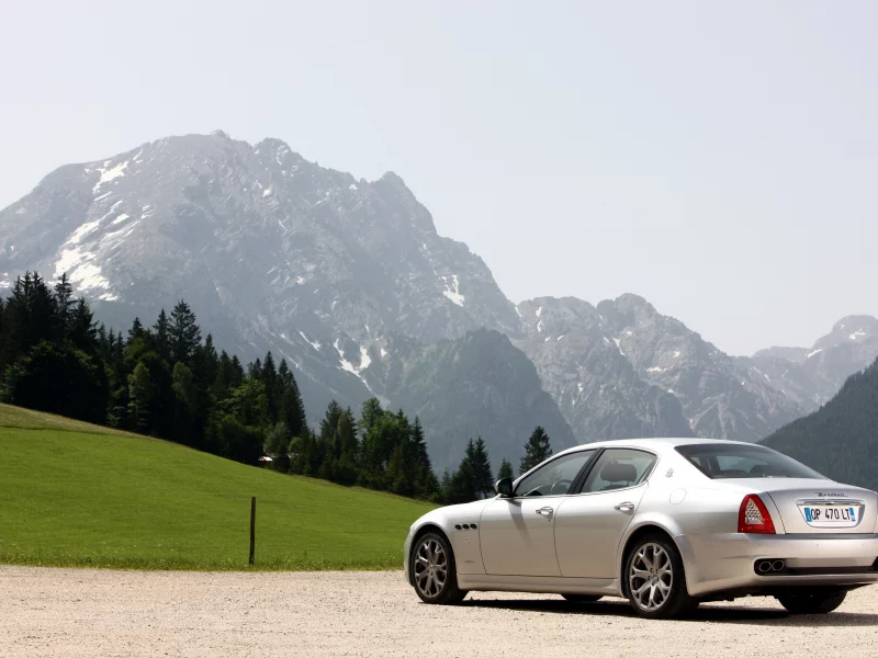 масерати, фото, мазерати, гора, горы, машины на природе, maserati, авто обои, машина, вид, тачки, quattroporte, природа