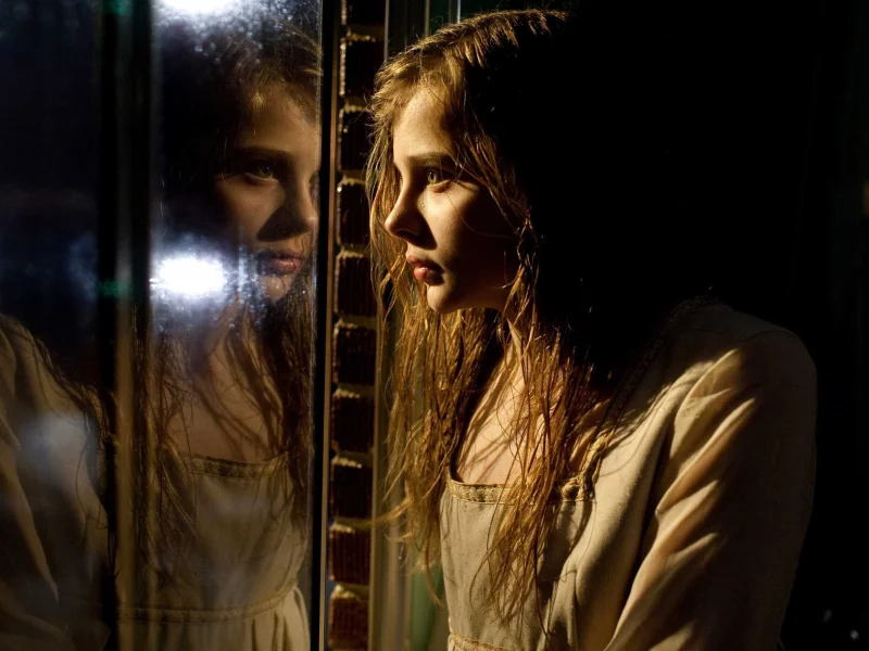 chloe moretz, let me in, отражение, актриса, фильм