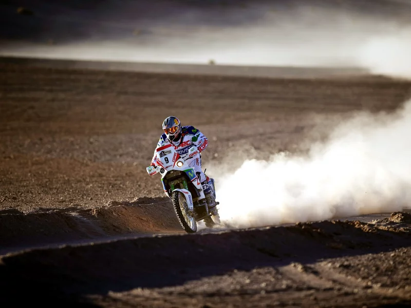 dakar, дакар, wallpapers, мотоциклист, скорость, пустыня, песок, пейзаж, обои, гонка, спорт, мотоцикл