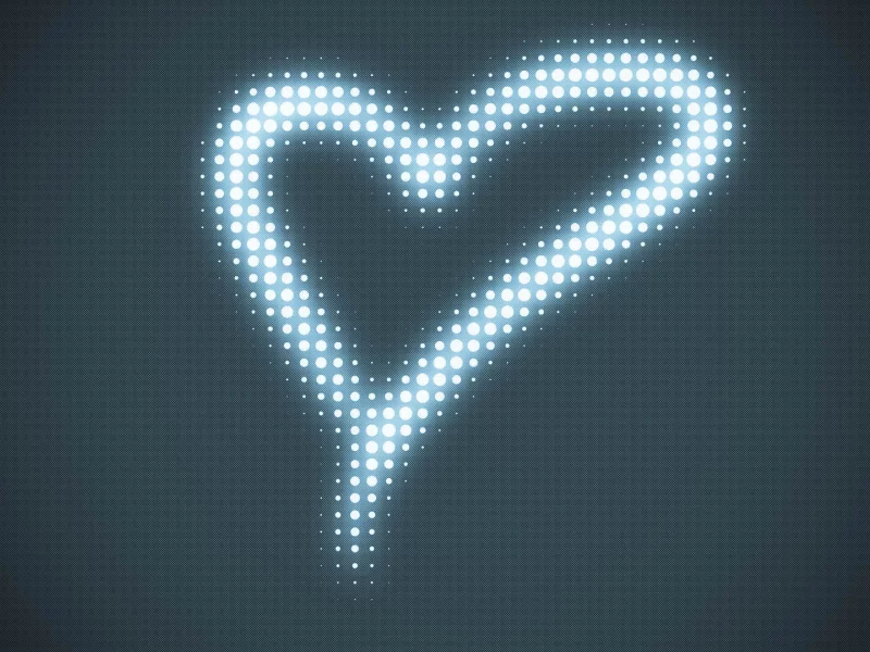 сердце, синее, heart