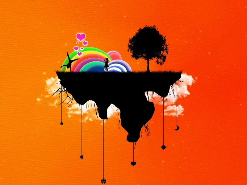 веселье, fun, люди, black, черный, orange