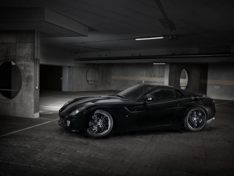 диски, феррари, парковка, тюнинг, ferrari 599