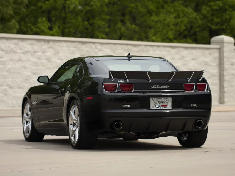шевроле, black, тюнинг, чёрный, chevrolet, by dale earnhardt, intimidator, задняя часть, камаро, camaro, v