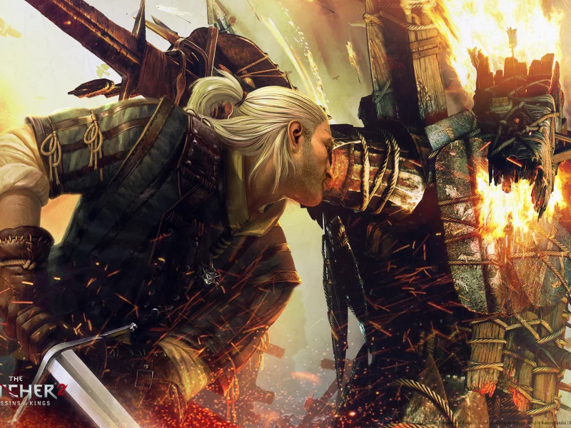 арт, ведьмак, assasins of kings, меч, геральт, монстр, мутант, witcher