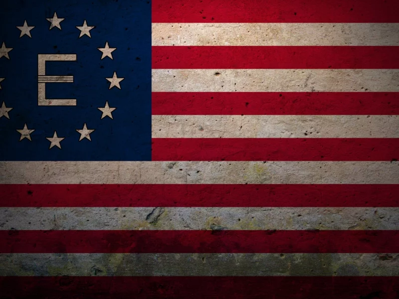 fallout, fallout 3, флаг, анклав, сша