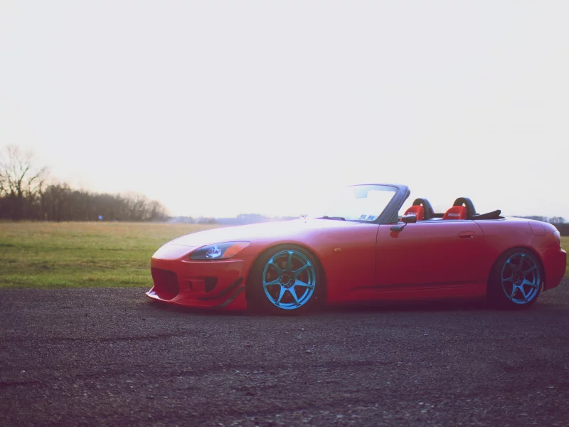 honda, красная, s2000