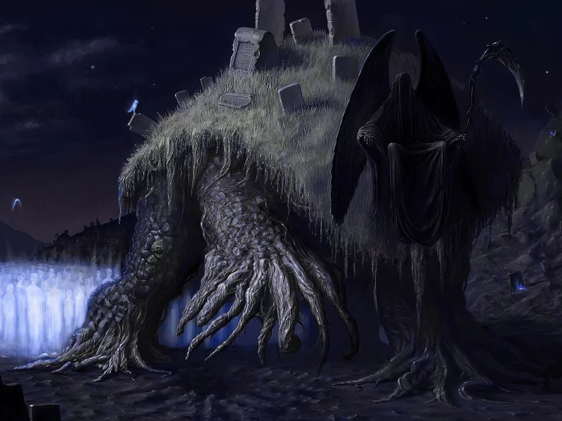 смерть, коса, death, могилы, души