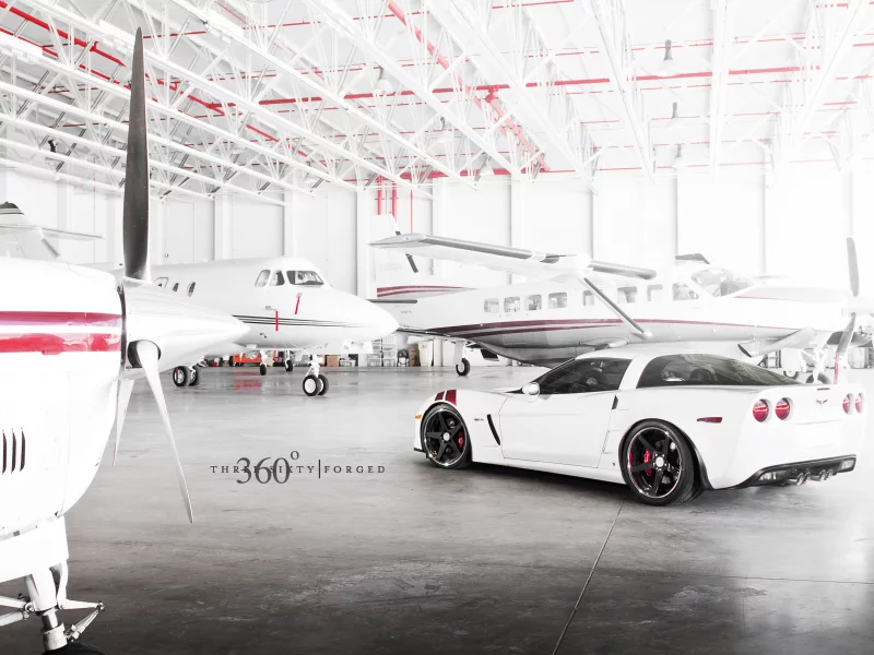 corvette, задняя часть, white, корвет, шевроле, chevrolet, 360 three sixty forged, z06, ангар