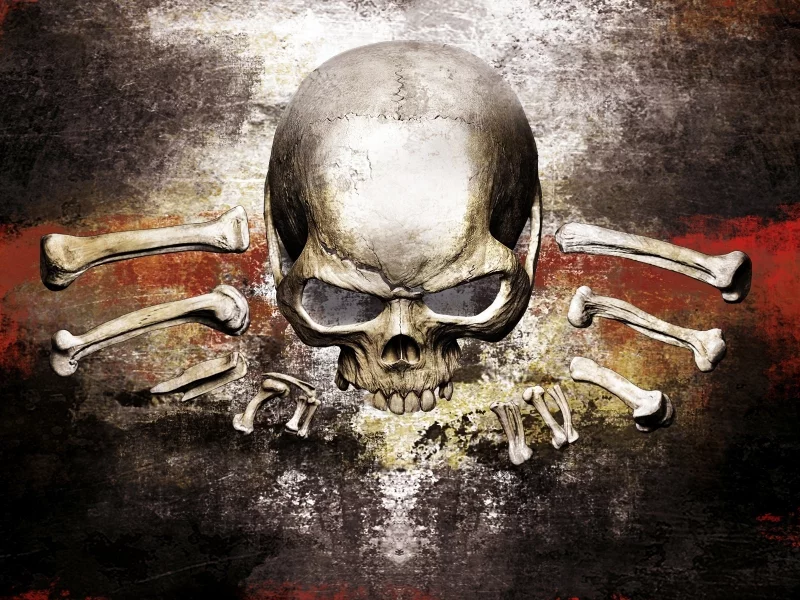 текстура, ризен, dark waters, кости, risen 2, череп, фон, rpg