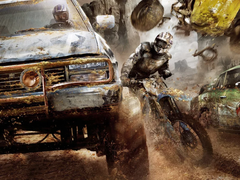 motorstorm, грязь, мотоцикл, apocalypse, машина, гонка