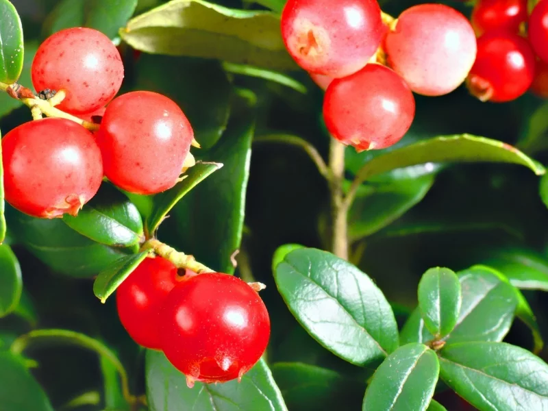 cowberry, лесная ягода, брусника