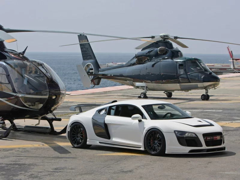 передняя часть, gtr, white, audi, вертолёт, razor, ppi, ауди, r8