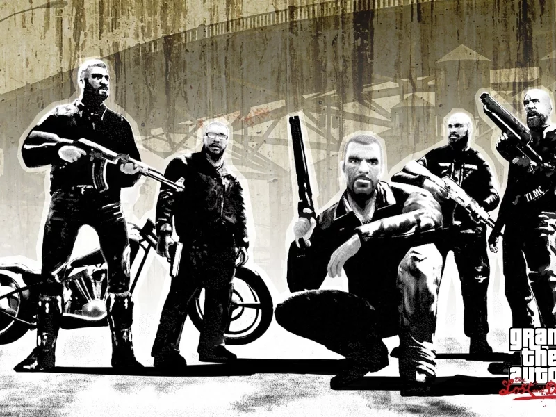 gta4, рисунок, iv the lost and damned