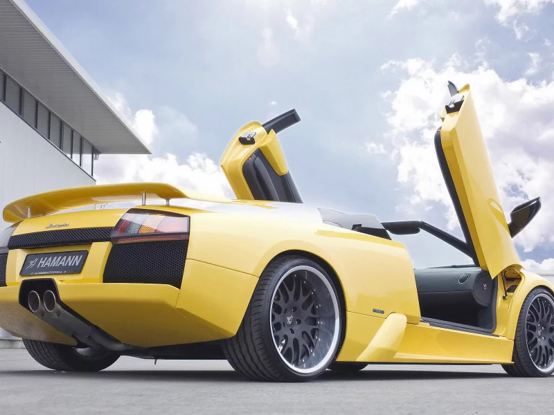 желтая, car, lamborghini, ламборджини, авто, машина
