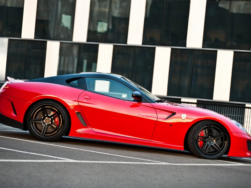 асфальт, спорткар, 599 gto