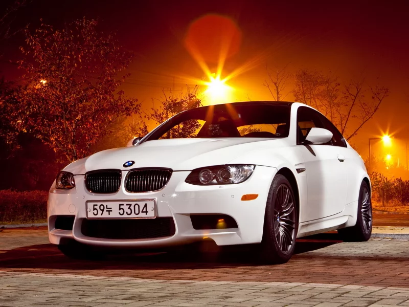 bmw, белый, авто
