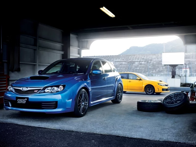 гараж, auto, subaru impreza wrx sti