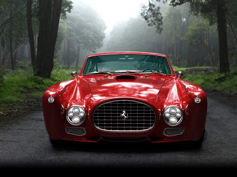 wallpapers, тачки, дорога, лес, competizione design, фото, auto, f-340, авто, cars, ferrari