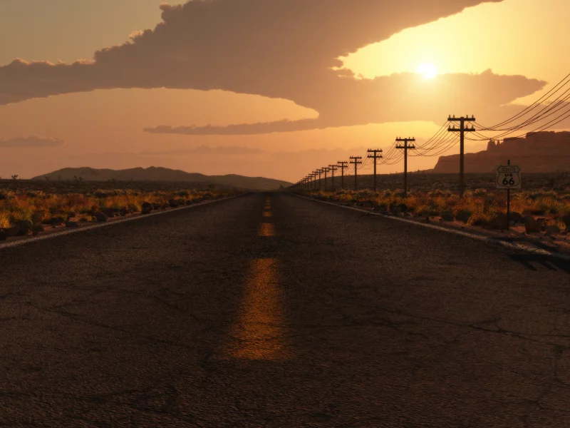 on the road again, route 66, дорога