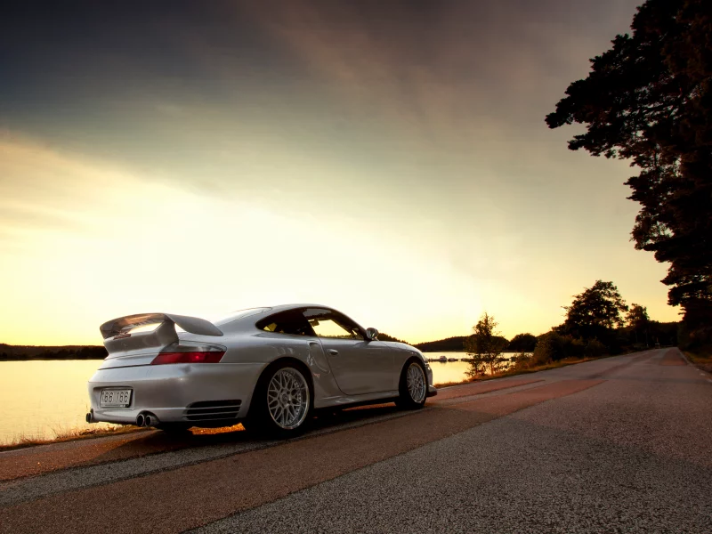 дорога, gt2 clubsport 9ff, задом, porsche