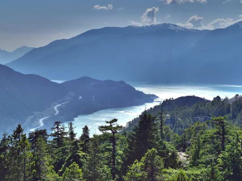 landscape, природа, water, вода, clouds, sky, небо, 2560x1600, trees, горы, sea, деревья, лес, nature, mountains, зелень, пейзаж, forest, greenery, море, облака