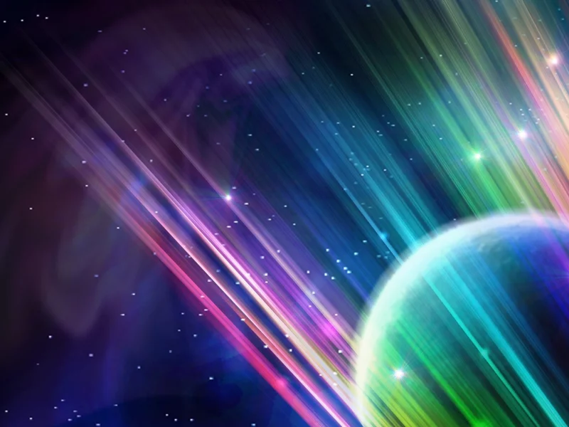 rainbow, линии, planet