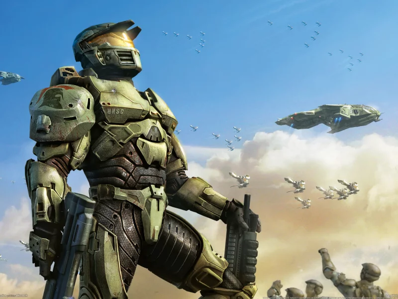 оружие, корабли, воин, halo wars, wallpaper