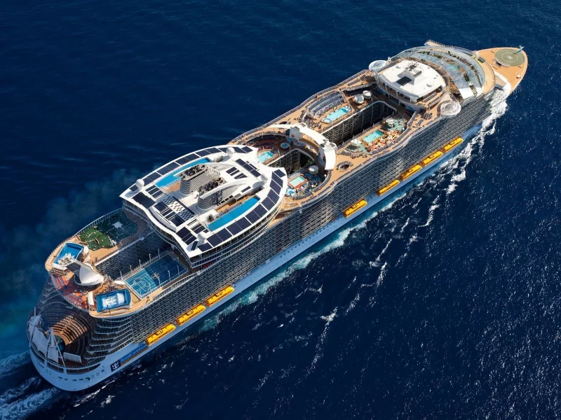 океан, oasis of the seas, пассажирский, вода, корабль, лайнер, море, круизный